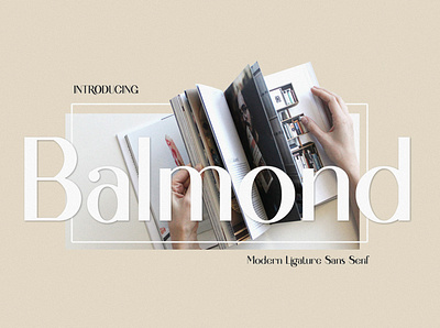 Balmond Modern Ligature Sans Serif sans serif vintage