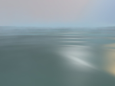 Ocean 3d c4d. fog ocean water