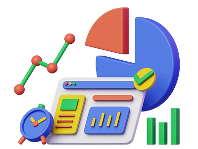 Data Analythics 3d graphic design
