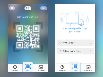 Giftcards App gift card mobileui qr scan