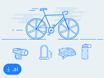 Cyclist Essentials cyclist icons icons
