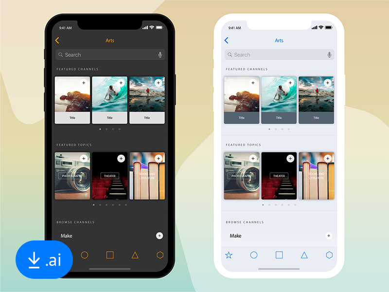 Freebies Iphone X Xs Illustrator Template By Ravi Kumar On Dribbble