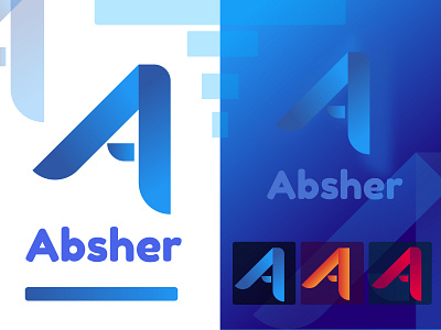 Absher logo | Lettermark logo