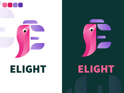 E Logo concept for ELIGHT | ELIGHT - Logo Design branding design graphic design icon illustration illustrator logo logo design typography vector