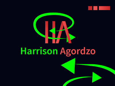 Harrison Agordzo logo | A G logo Design