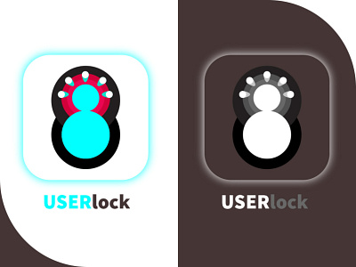 USERlock app logo | Lock logo design