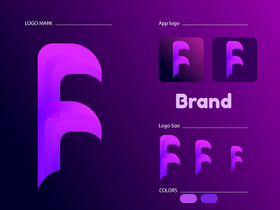 F concept logo | F logo Design | Logo Design | Modern logo |