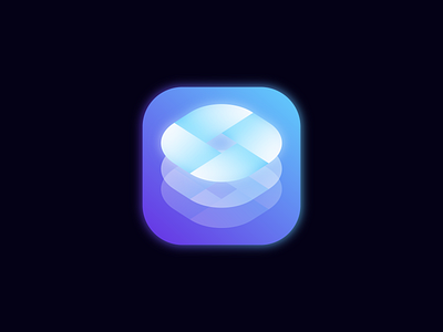 Oval Form App icon | Modern Logo 3d 3d logo app app icon branding design graphic design icon logo logo design modern logo motion graphics symple logo ui vector