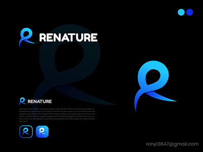 Letter R logo design - Unused