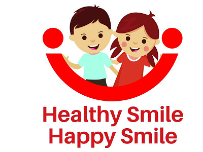 Smile Foundation design illustration logo