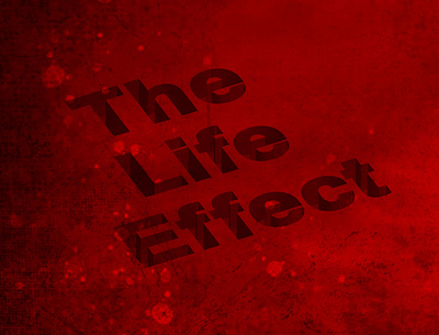 Life Effect design typography vector