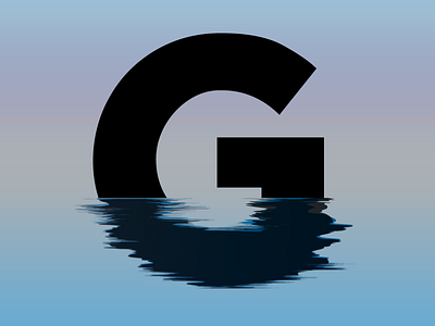 Name G (Ocean Wave) design graphic design typography