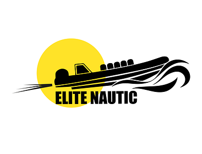 Elite Nautic art design graphic design illustration illustrator logo typography vector