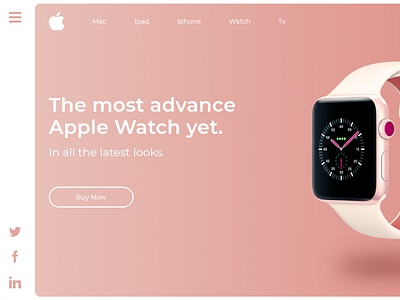 Diseño Landing Apple Watch