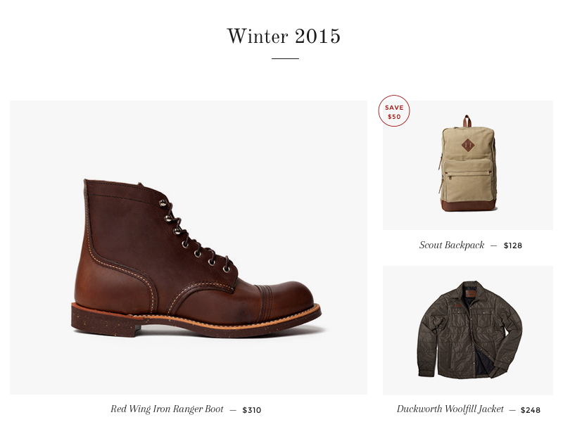 Brooklyn Grid ecommerce category grid template theme online store minimal typography