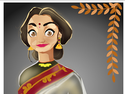 Indian Women animation branding design graphic design icon illustration logo ui ux web