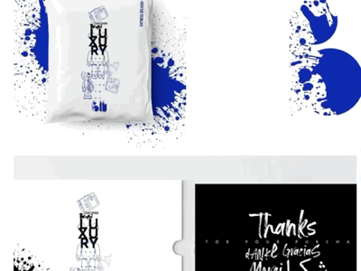 BLU gallery / concept store Branding blue branding concept store gallery identity logo minimal splash