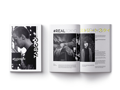 TABOO Magazine design