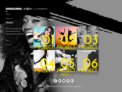 Bassajamba web design landing page ui web web design