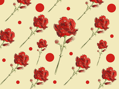 Sevilla Pattern (get for free) creative agency floral design freebies illustration pattern pattern design vector art