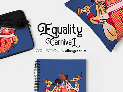 Equality Carnival Collection by @albergraphics apparel art creative designer draw illustration pattern