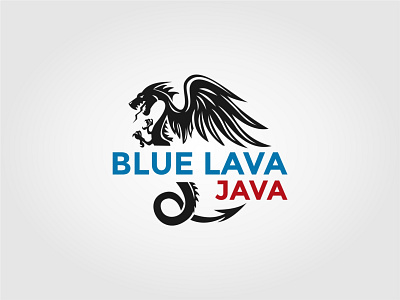 Blue Lava Java animal logo combination logo concept design dragon eagle elegant geometic illustration literal mature logo modern logo strong