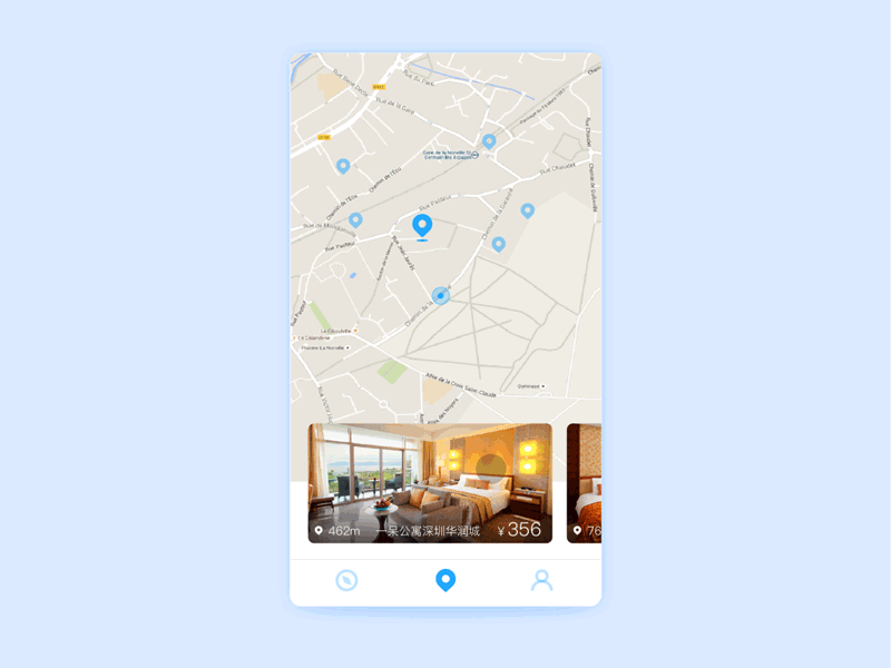 booking map app booking map ui