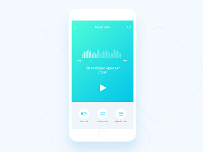 Music Player app ue ui