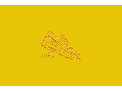 AIR90 design fan illustration nike nike air sneaker sneakers vector