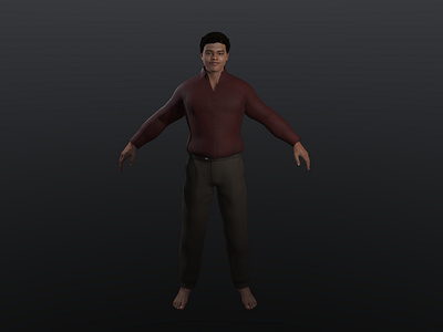 Realistic 3d character[Game Ready]