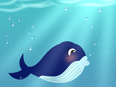 whale art cartoon illustration design graphic design illustration logo vector