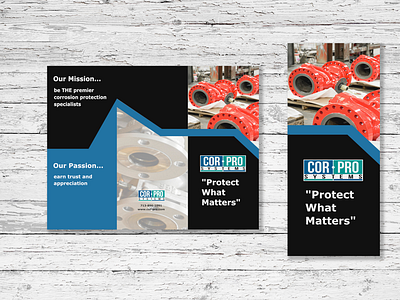 Corrosion Protection Tri-fold Brochure Design