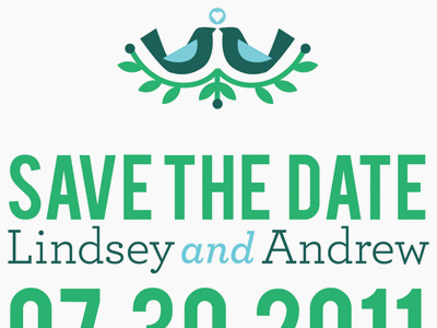 Lindsey & Drew: save the date