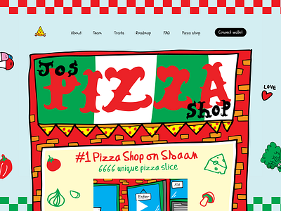 Jo Pizza Website branding design graphic design illustration logo typography ui vector