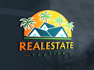 Realestate logo art branding design graphic design icon illustration illustrator logo vector