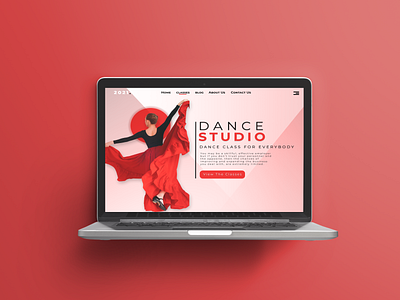 The Dancing Class Website Ui Design branding ecommerce design illustration minimal redesign vector web web ui webflow wordpress design