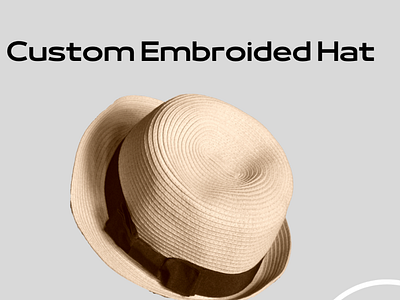 Order Custom Embroided Hat
