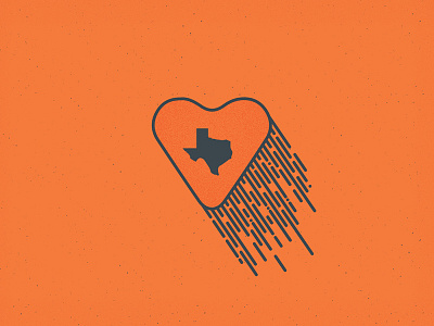 deep in the heart austin graphic graphic design icon illustration texas vector