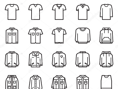 Men's Fashion Themed Icons And Flat Style Accessories flaticon halogenz icon icon design icon set iconfinder icons iconset