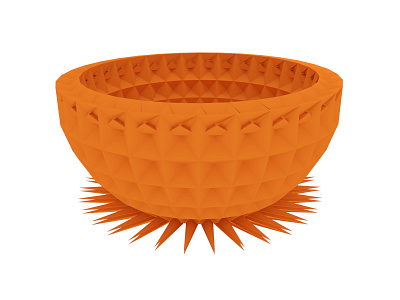 3d rendering of bowl