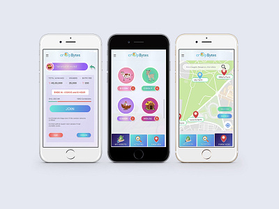 Cropbytes app gaming app ui ux