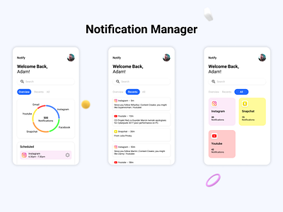 Notification Manager App Concept