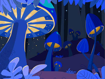 mushroom forest