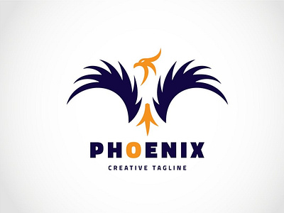 Freedom Phoenix Bird Logo Design