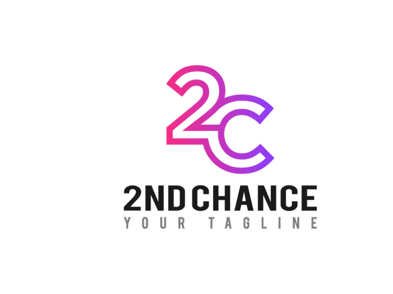 2nd Chance - Number Letter 2C Logo Design by ABU OMAYAR ALIF on Dribbble