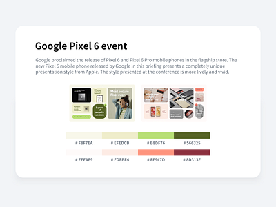 Google Pixel 6 event card design google graphic design pixel pixel6
