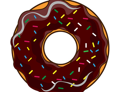 Donut Illustartion design illustration vector
