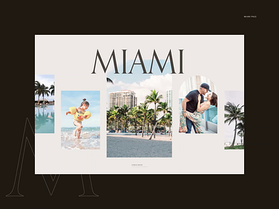 Four Seasons — Website redesign. Miami animation branding design minimal photoshop typography ui ux web website