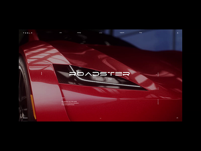Tesla. Cars animation branding design minimal photoshop typography ui ux web website