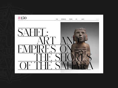 The Met Museum. Sahel animation app branding design minimal photoshop typography ui ux web website